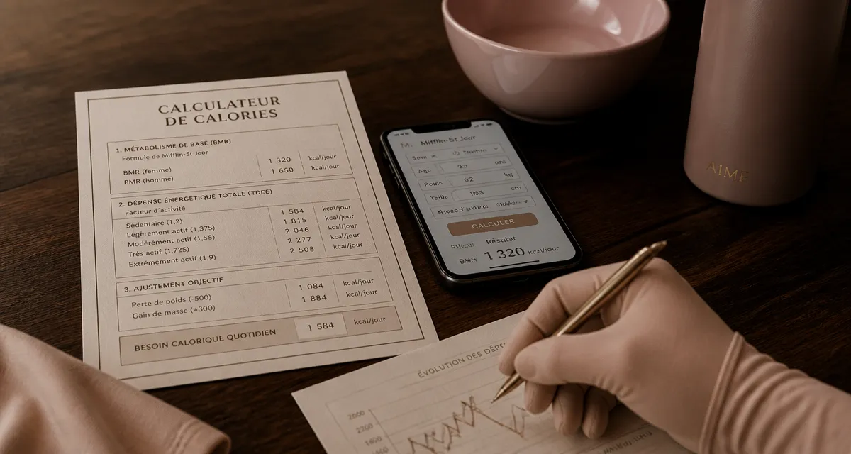 Besoin journalier calories calcul, formule Mifflin-St Jeor