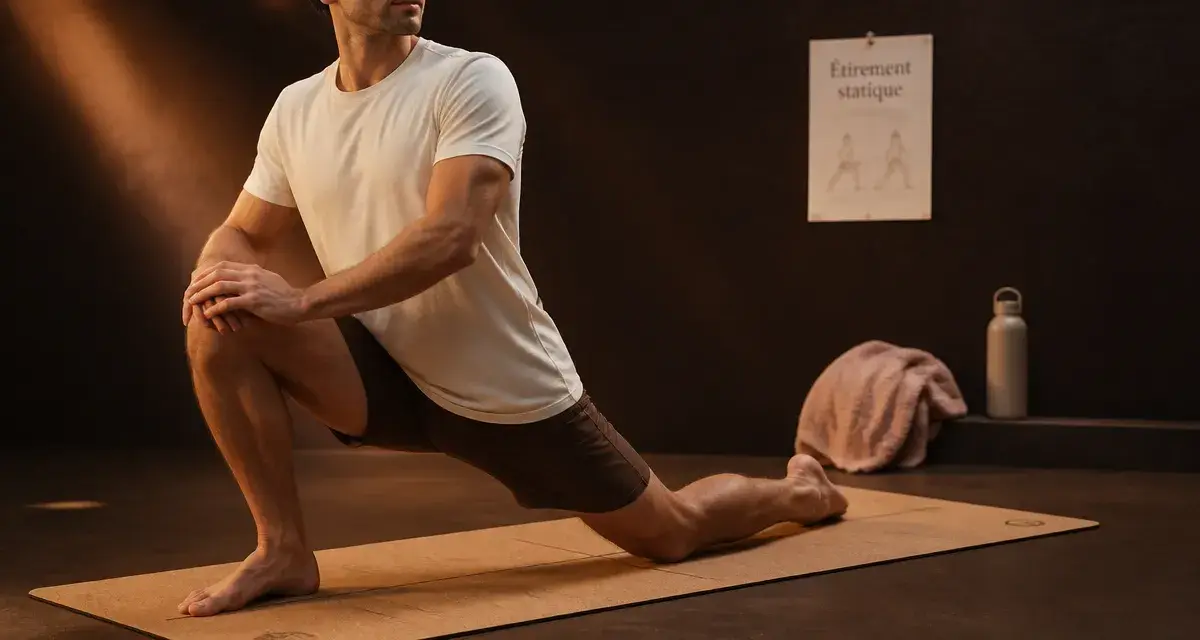 Étirements musculation : fente pour la mobilité sans perdre en force