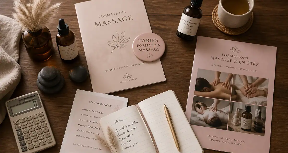 formation massage prix bureau brochures tarifs massage