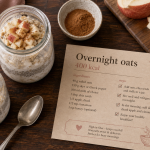 Overnight oats perte de poids : ratio pour ne plus avoir faim à 10h