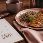 1 repas par jour combien de kilos perdus : calendrier et assiette