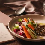 Assiette et carnet « Courbe glycémie » : faire baisser la glycemie pour la perte de poids