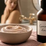 Meilleur gommage visage : crème à grains fins sur peau
