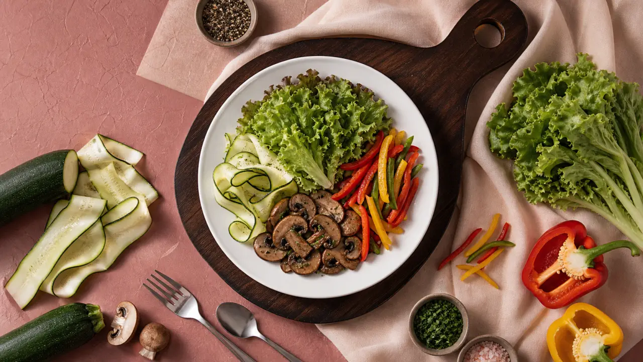 Meilleur legume pour maigrir : courgette, laitue et champignon