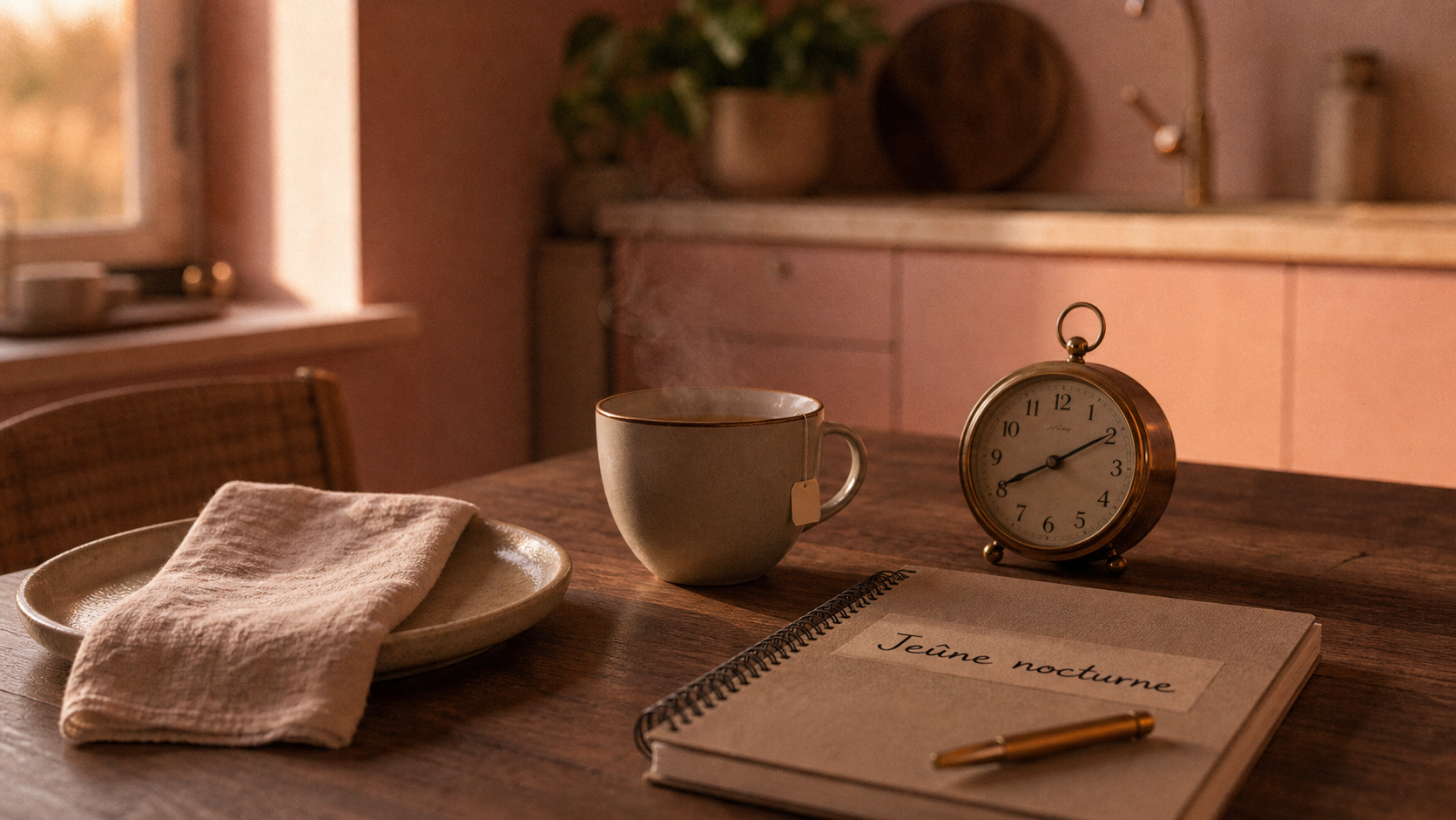 Ne pas manger le soir maigrir : jeûne nocturne, tisane et horloge