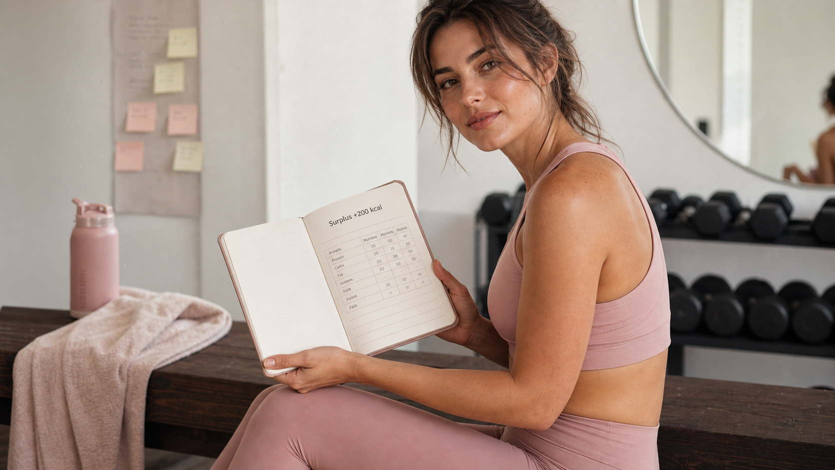 Prise de masse femme : surplus +200 à +500 kcal pour construire du muscle sans gras