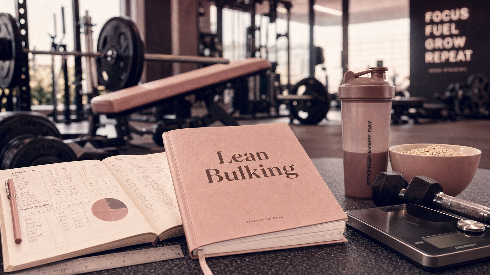 Prise de masse musculaire : surplus calorique Lean Bulking en salle de sport