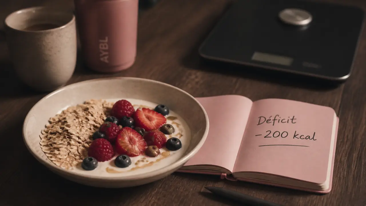 Etre en deficit calorique : calcul -200 kcal sans fatigue