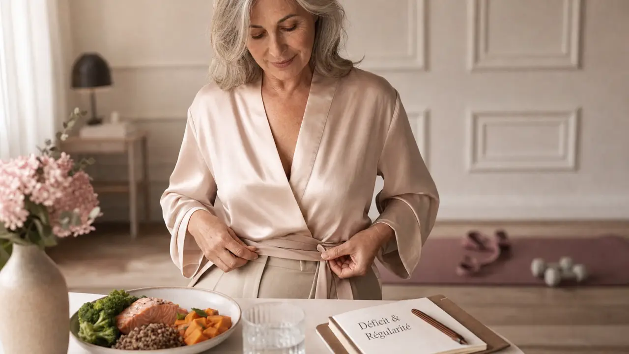 Ménopause et perdre du ventre femme 50 ans : taille affinée