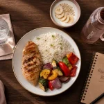 Que manger apres le sport : poulet riz légumes et yaourt pour récupérer
