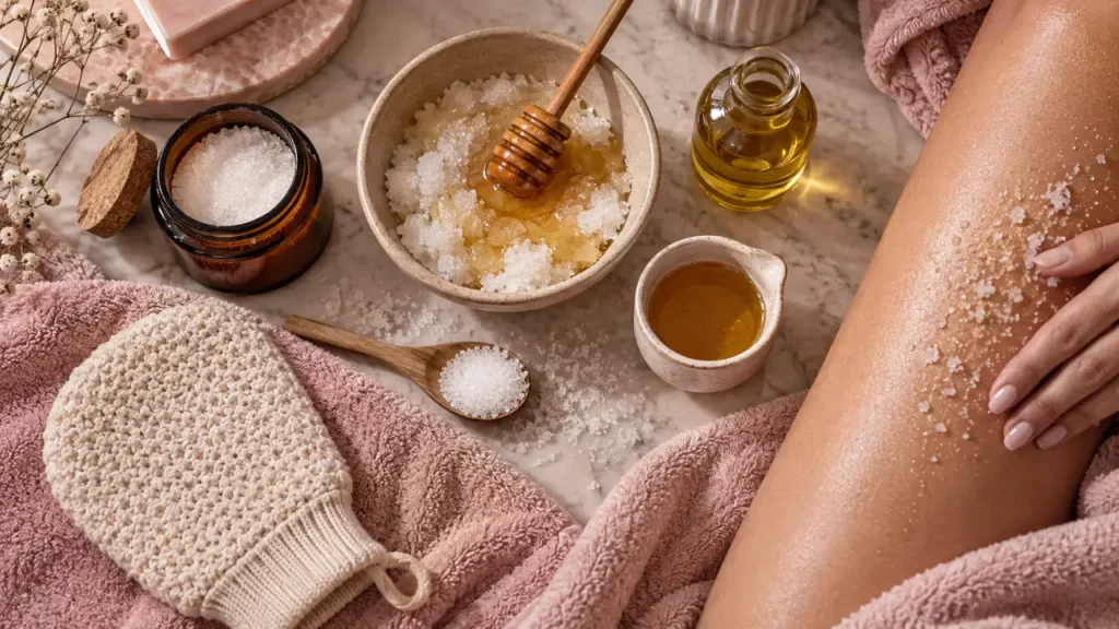 Comment faire un gommage corps : ingrédients et recettes maison