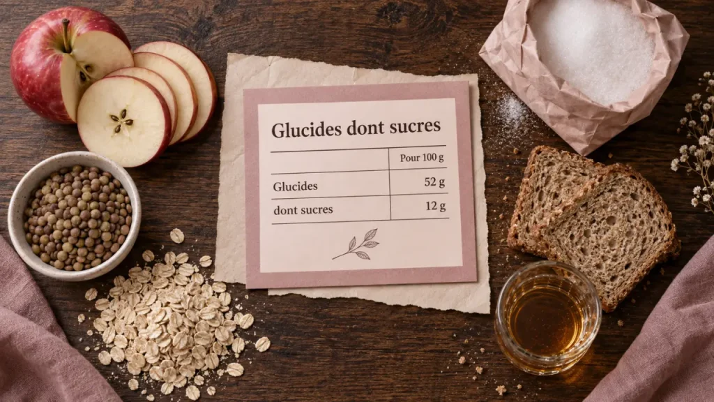 Glucides et sucres : la différence qui change la lecture des étiquettes