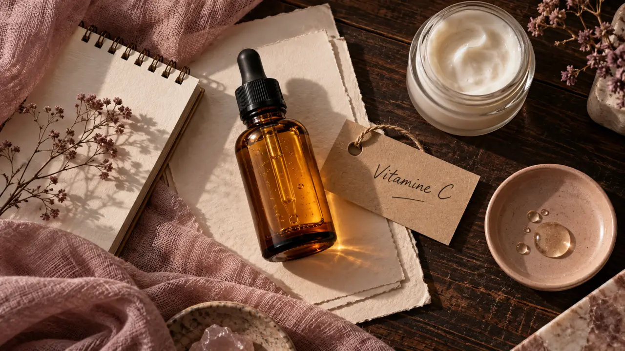 Meilleur sérum vitamine c : concentration 5 à 20 % en flacon ambré