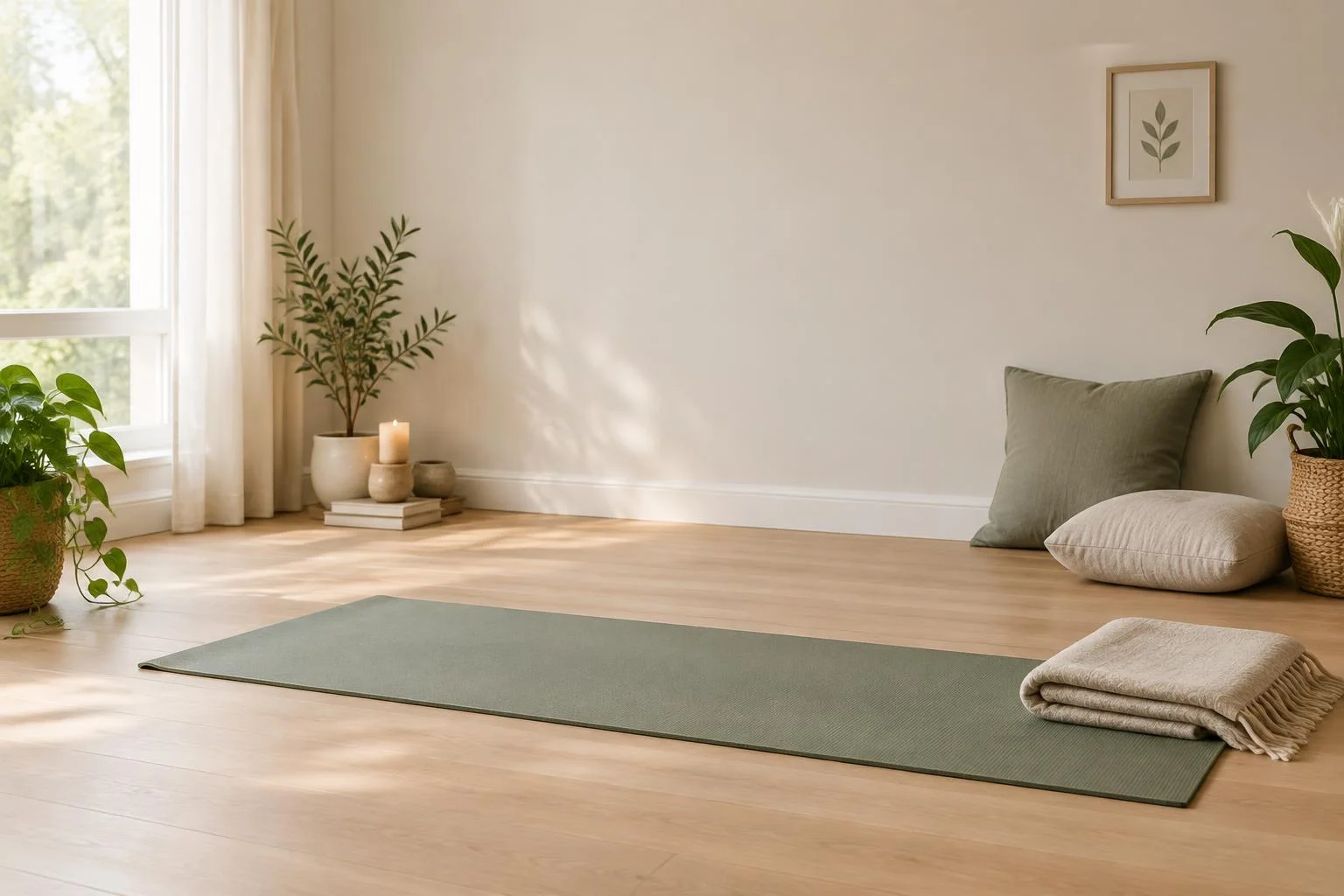 Coin yoga chez soi : emplacement, ambiance et rituel